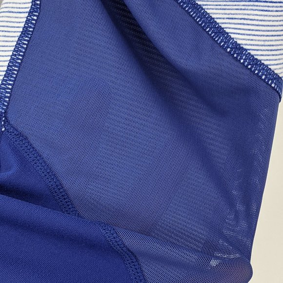 Zella Gemini High Rise Crop Leggings Mesh Panel - Picture 6 of 8